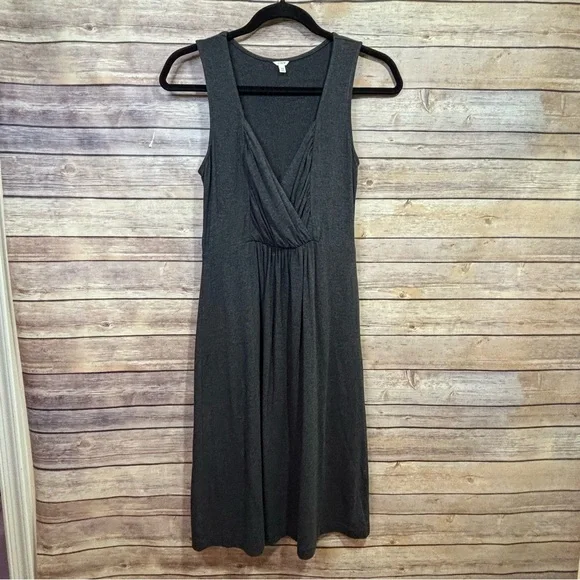 J. Crew | Dresses | J Crew Grey Jersey Knit Dress Size Xs | Poshmark